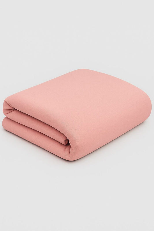 Filling Blanket for Crib & Baby Bed - Plain Pink