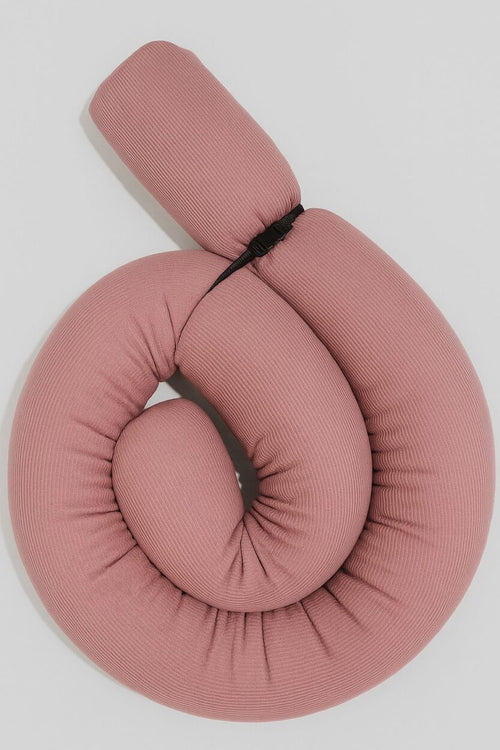 Crib Bumper Snake - Antique Pink