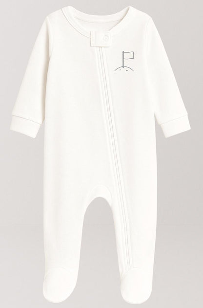 5-Pack Double Zip Flannel/Jersey Rompers | Spaceship | Telescope | Moon | Astronaut | Saturn (0-3M)