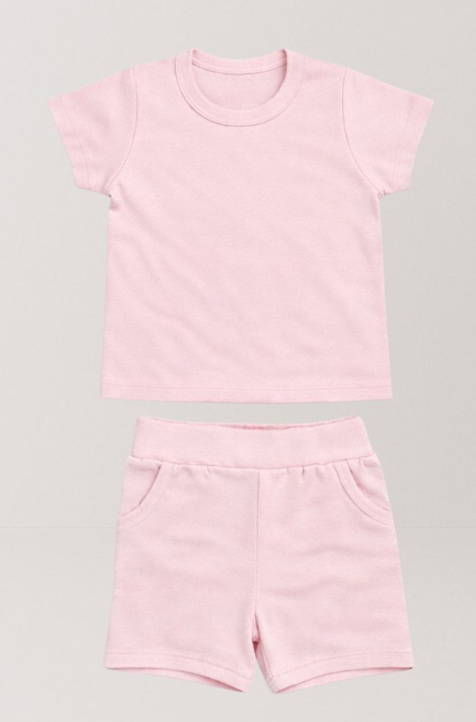 3-Pack Short Sleep Suits | Purple | Pink | Gray | (1-4 Years)