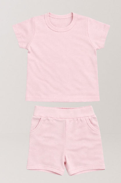 3-Pack Short Sleep Suits | Purple | Pink | Gray | (1-4 Years)