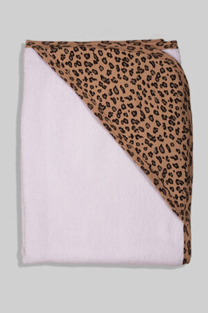 Hooded Towel Cheetah - 100% Cotton