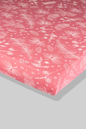 Pink Sheet with Flowers (available in 2 sizes) - 100% Cotton