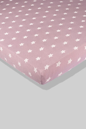 Purple Sheet with Stars (available in 2 sizes) - 100% Cotton