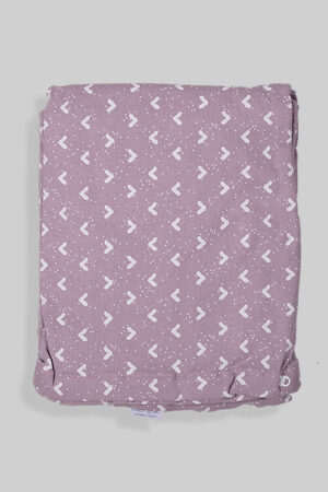 Purple with Triangles - Duvet Cover 100% cotton